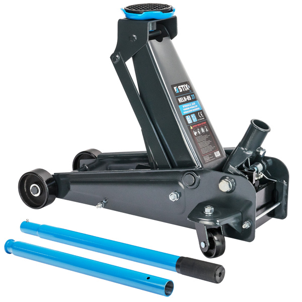 Hydraulic Floor Jack / Trolley Jack, lifting height 130–485 mm HELN-05 3T – Stix