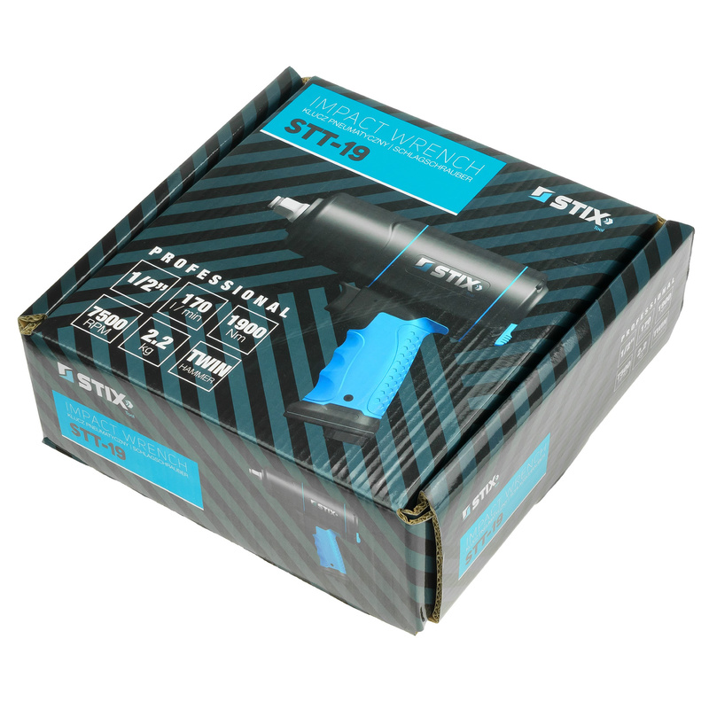 Composite Pneumatic Impact Wrench 1900Nm STIX STT-19 1/2"