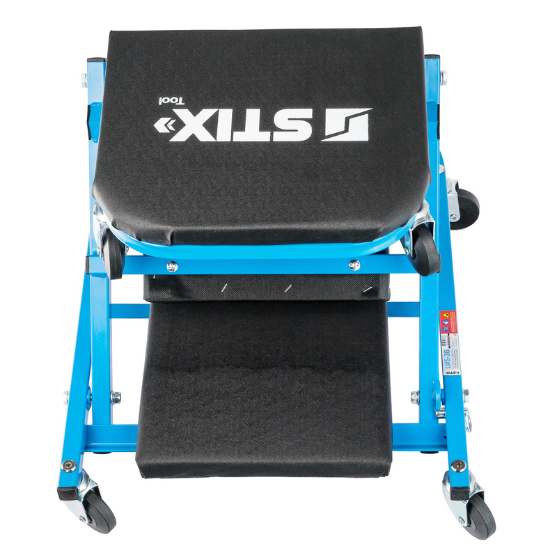 Klappbare Werkstattliege / Werkstatt-Hocker 2-in-1 LWS-36 – Stix