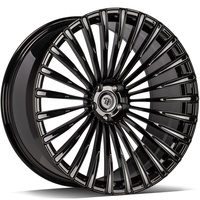 Set of staggered 4 Alloy Wheels Forged 20 5x112 79Wheels Seventy9 MF.1 BG