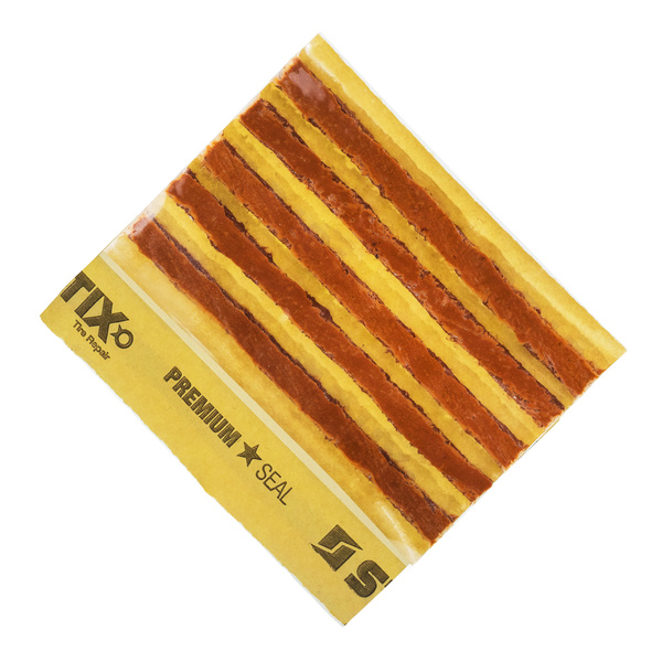 Sznury butylowe do naprawy opon 6 mm (4" / krótkie 100 mm, brązowe)  5 szt - Stix