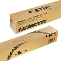 Pneumatischer Spiralschlauch SP-PU 8/5 mm (15 m), Polyurethan - PREMIUM STIX