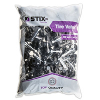 Valves for tubeless wheels TR414 AC (chrome-plated) - 20 pcs. - Stix