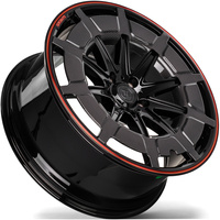 Geschmiedet Aluminiumfelgen 22'' 5x130 79wheels seventy9 MF.7 BGCRL