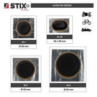 Łatki do dętek STR N.3 52 mm / 16 szt. - Stix