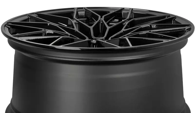 Satz staggered 4 Alufelgen 19 5x112 Carbonado EMERALD BG