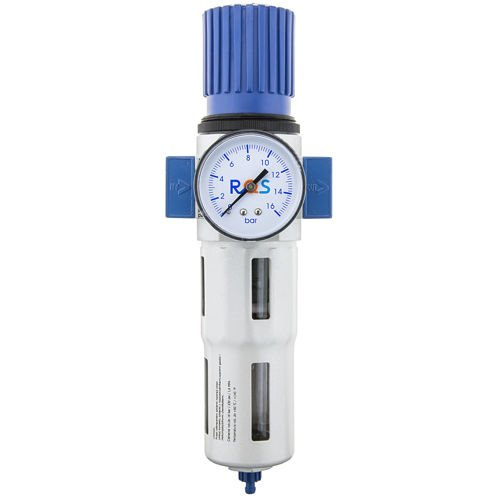 Odwadniacz powietrza z reduktorem RECTUS OFR-3/4-MIDI (Filtr / Manometr / Osuszacz) - RQS 3/4"