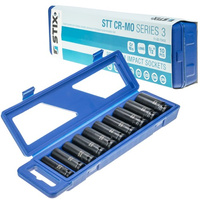 PREMIUM STT CR-MO long socket set in case 17/19/21 - Stix Tool