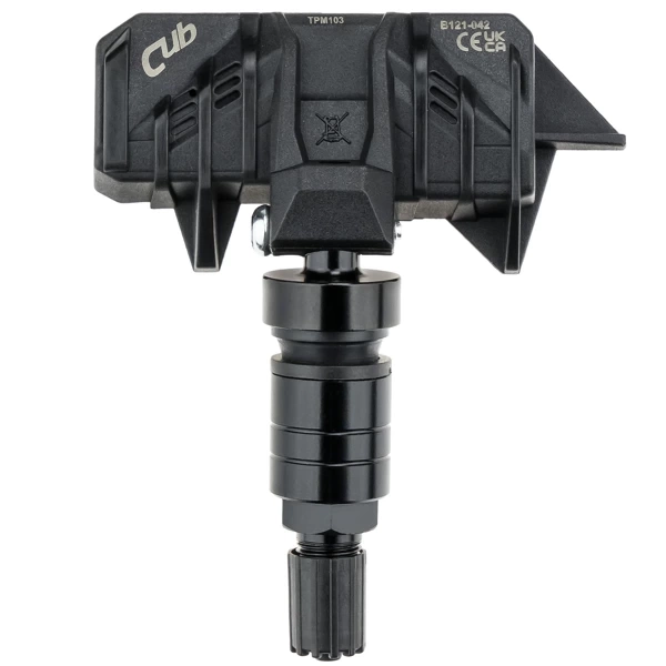 CUB TPMS UNI Sensor 4.0 EVO Pressure Sensor - Clamp-In Black