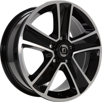 Alloy Wheels 16'' 5x160 Diewe Mammut 5 Nero machined