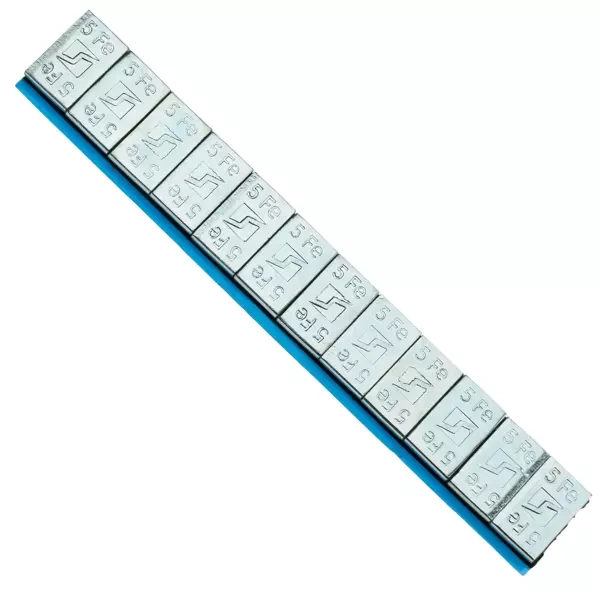 Edgy Slim Alufelgen Klebegewichte - 60g (12x5g / verzinkt / breites Band) - 200 Stk. - Stix