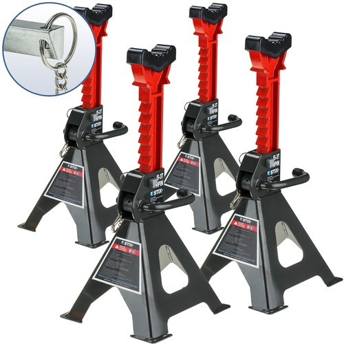 Kobyłki Podstawki Podpory warsztatowe 3T / 4szt. z pinem i gumą - Stix