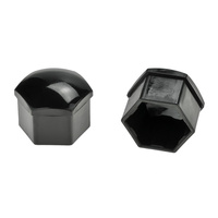 21x Radschrauben Radmuttern Bolzen Kappen Abdeckungen mit Abzieher Schwarz 17mm