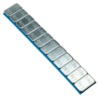 Super Slim adhesive weights for aluminum rims - 30g (12x2.5g / galvanized / wide tape) - 100 pcs. - Stix