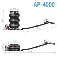 Set: 4T Pneumatic Air Jack AP-4000 Graphite with Tyre Inflator Gun PSAIR-1BL – STIX