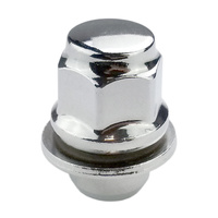 Wheel nuts for original alloy wheels Toyota, Mitsubishi, Lexus M12x1.5 with flat floating washer, 21 mm hex - Carbonado