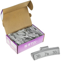 ALU Zinc scooped weights for aluminum rims ZN/A 30g / 100 pcs. - Stix