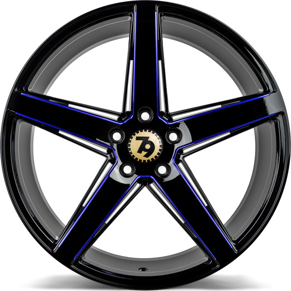 Satz 4 Alufelgen 18 5x120 79Wheels Seventy9 SV-N BGBR