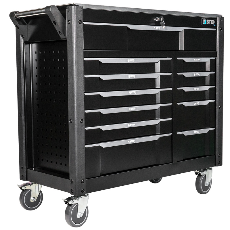 Rolling tool cabinet with tool set UltimatePro D12/TS2 - Stix