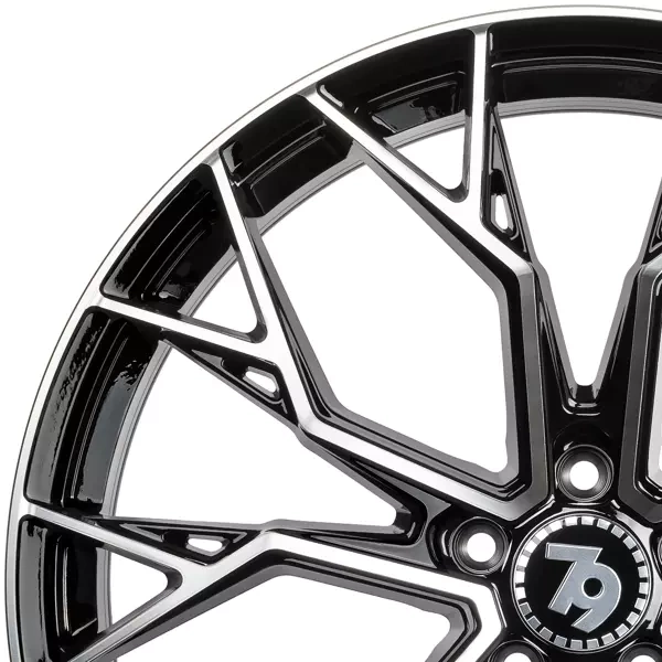 Komplet staggered 4 szt. Felg Aluminiowych 19 5x120 79Wheels Seventy9 SCF-H BFP