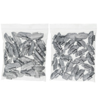 Zink-Schlaggewichte ZN/S für Stahlfelgen – Multibox-Set 50 Stk. (20–25 g)