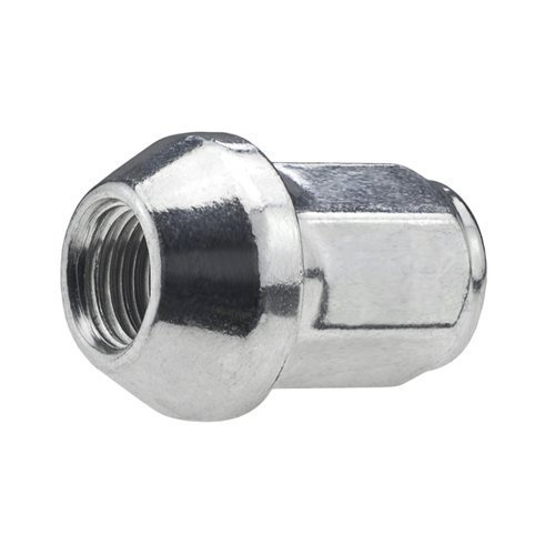 Alloy wheel nuts M12x1.5 zinc plated closed-end, 17 mm hex IS - Carbonado