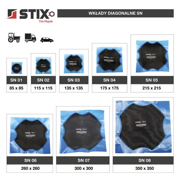 PREMIUM STR SN08 Schrägstricheinsatz 350X350 mm / 1 St. - Stix