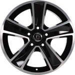 Alloy Wheels 16'' 5x108 Diewe Mammut 5 Nero machined