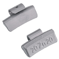 Zinc Clip-On Wheel Weights ZN/A 20 g for Alloy Wheels (50 pcs)