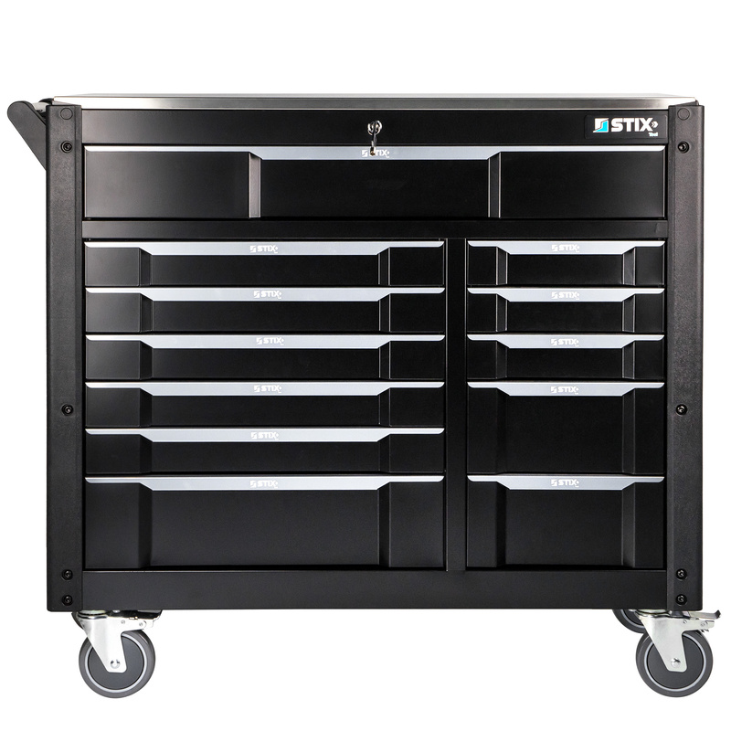 Rolling tool cabinet with tool set UltimatePro D12/TS2 - Stix