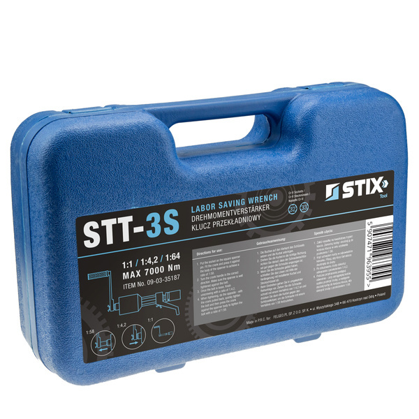 STT-3S planetary wheel gear wrench (1:58/1:4,2/1:1)- Stix