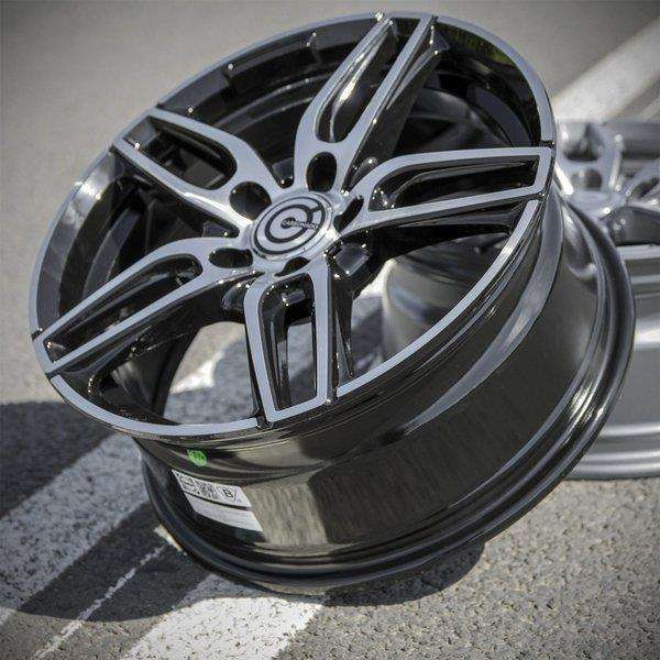 Set of staggered 4 Alloy Wheels 19 5x112 Carbonado Way BFP