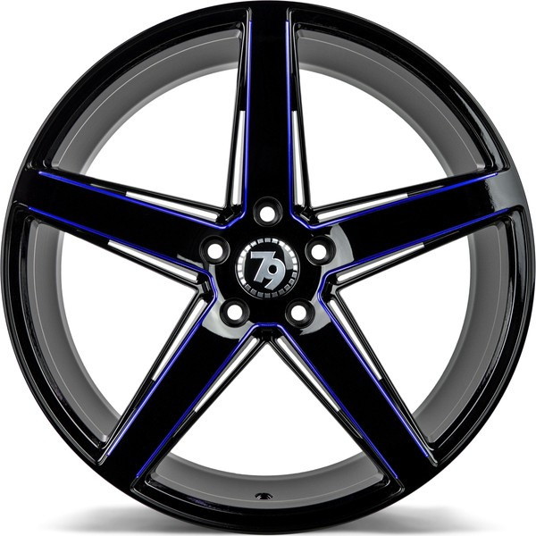 Komplet staggered 4 szt. Felg Aluminiowych 19 5x120 79Wheels Seventy9 SV-N BGBR