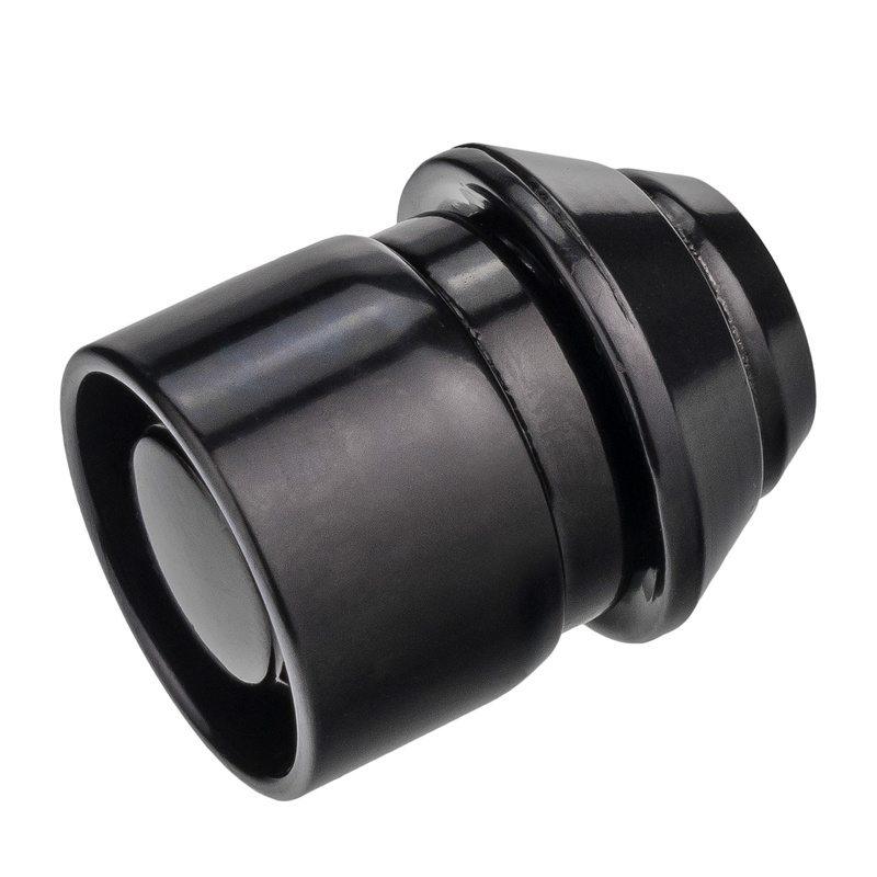 Felgenschlösser für Originalfelgen von Ford – M12x1,5, Kegelbund und beweglicher Unterlegscheibe, Schwarz – Carbonado C-Block