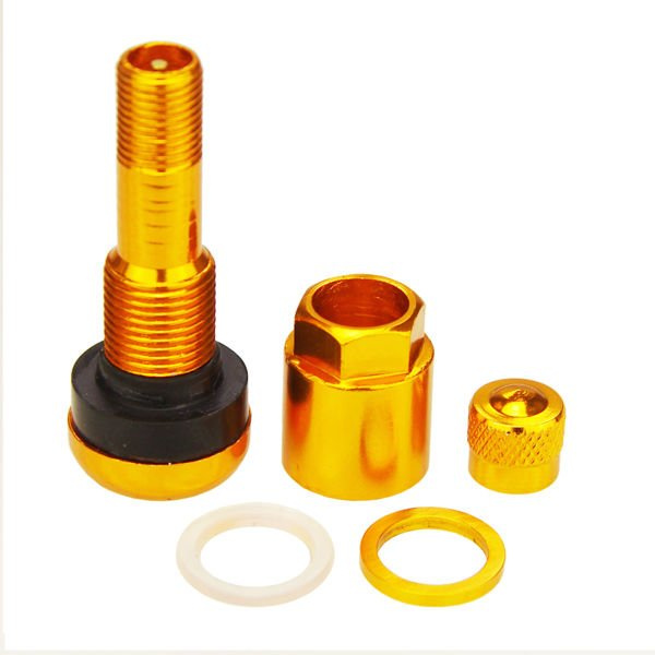 Valve for wheels X1 Series Gold Edition (Clamp-in, aluminum MS525) - 1 pcs. - Carbonado