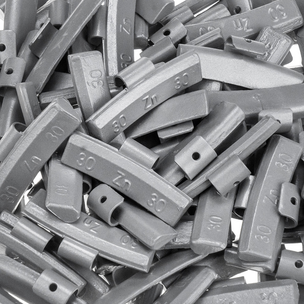ALU Zinc scooped weights for aluminum rims ZN/A 30g / 100 pcs. - Stix