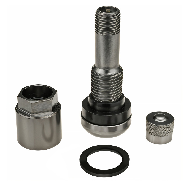 Valve for wheels X1 Series Grey Edition (Clamp-in, aluminum MS525) - 1 pcs. - Carbonado