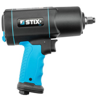 Composite Pneumatic Impact Wrench 1900Nm STIX STT-19 1/2" + Mini 1/4" Through Oiler + VG-32 Pneumatic Wrench and Tool Oil - 1L MEGAOIL-N