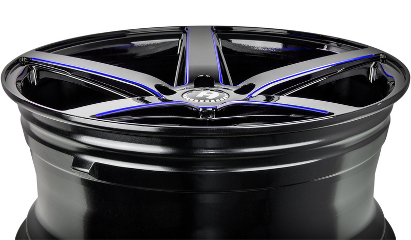 Komplet staggered 4 szt. Felg Aluminiowych 19 5x120 79Wheels Seventy9 SV-N BGBR