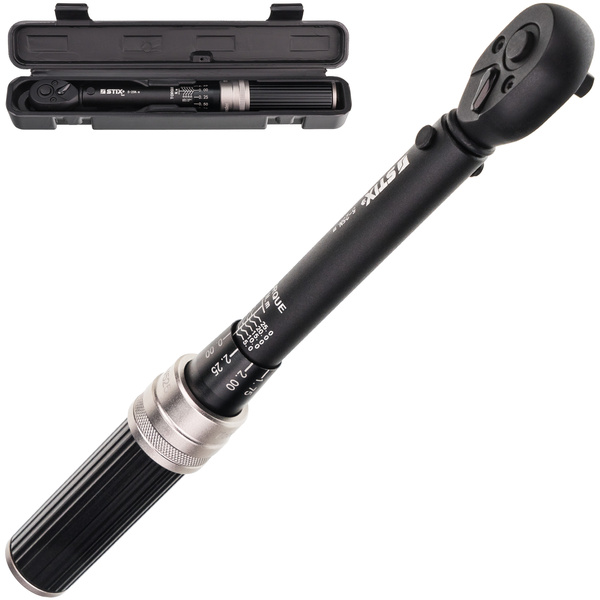Drehmomentschlüssel 5–25 Nm 1/4", Koffer ITW525 – Stix