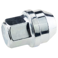 Wheel nuts for original alloy wheels Tesla M14x1.5 zinc-plated, fixed washer, 21 mm hex - Carbonado