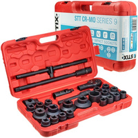 3/4" and 1" Impact Sockets with Accessories – 26 Pieces, Case (21 to 65 mm) STT CR-MO SERIES 9 - Stix Tool