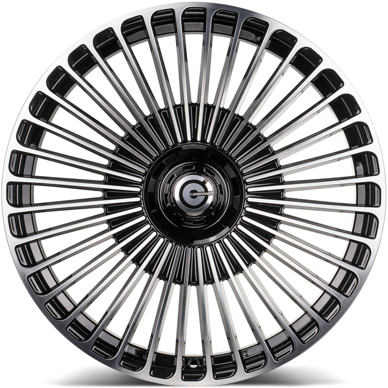 Satz 4 Alufelgen 21 5x112 Carbonado HURRICANE BFP