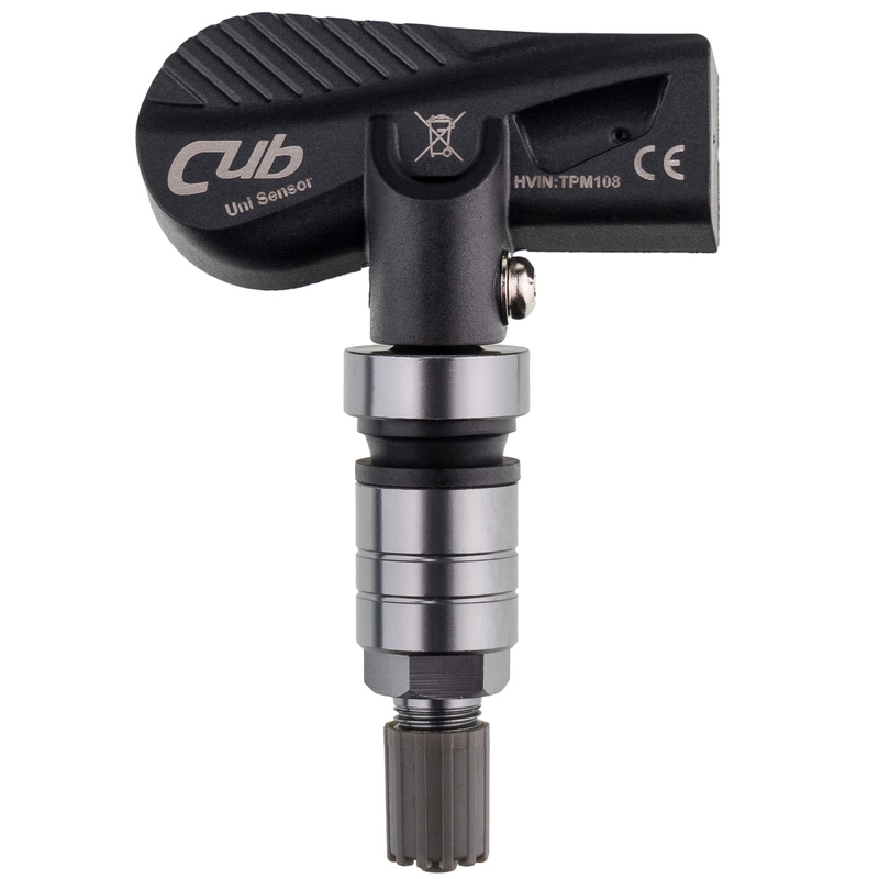 CUB TPMS Drucksensor UNI Sensor 4.0 EVO E-Typ – Clamp-In Grau