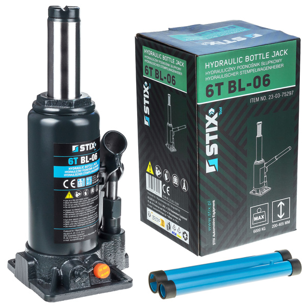 Hydraulischer Stempelwagenheber (Flaschenheber) 6T BL-06 – Stix