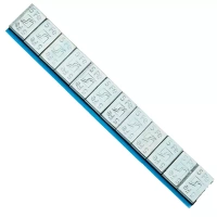 Kleberiegel Verzinkt für Alufelgen Abrisskante 12x5g Riegel Gewicht Auswucht 400