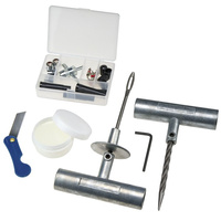 Tire repair kit SW01 - case (cords, awl, auger, knife and accessories) - Stix