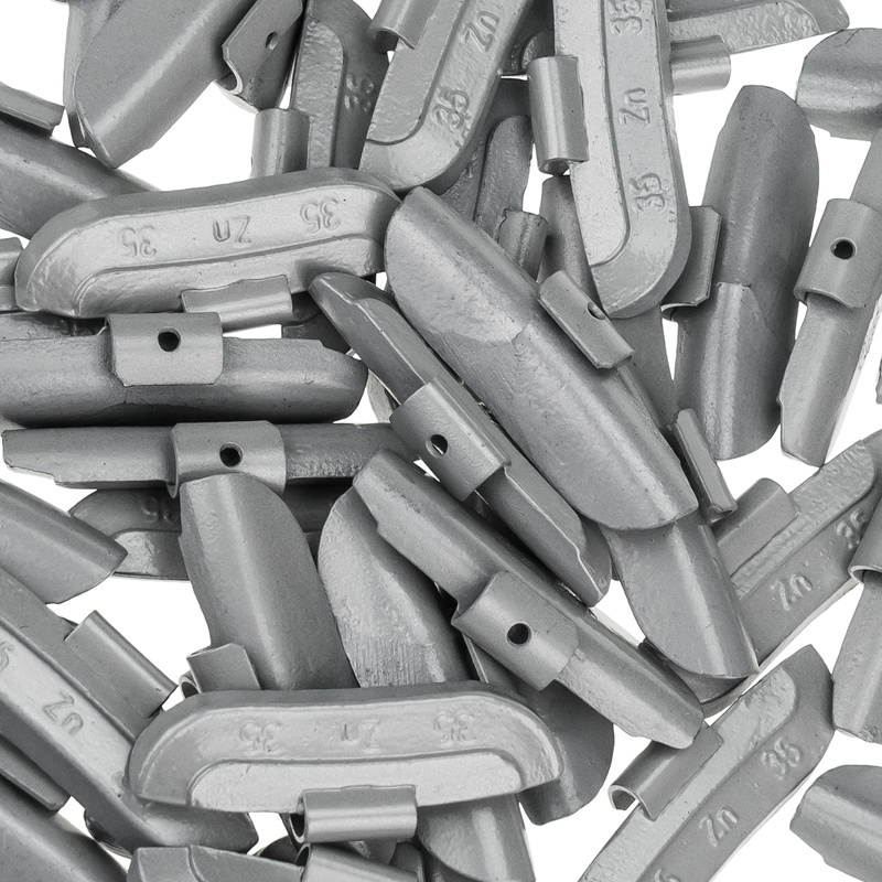 Zinc Clip-On Wheel Weights ZN/S 35 g for Steel Wheels (50 pcs)