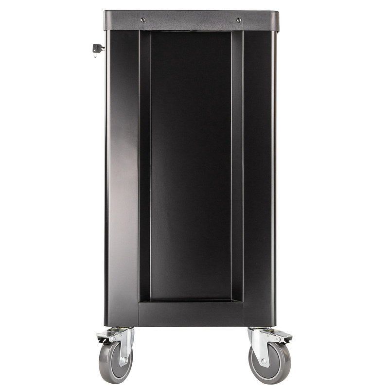 Workshop cabinet / tool trolley with 7 drawers, side pull-out compartment – UltimatePro B7 – Stix
