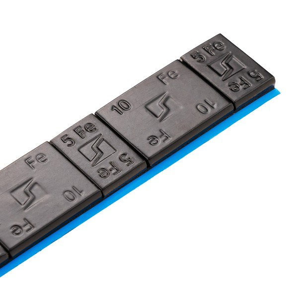 Stahlgewichte Klebegewichte für Alufelgen BLACK - 60g (5g+10g schwarz) - 200 St.